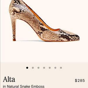 Inez Alta Natural Snake Emboss, size 7.5